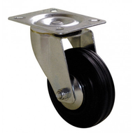 ROULETTE CAOUT NOIR PIVOTANTE D125 ROULETTE CAOUT NOIR PIVOTANTE D125